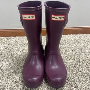 Hunter boots size 6